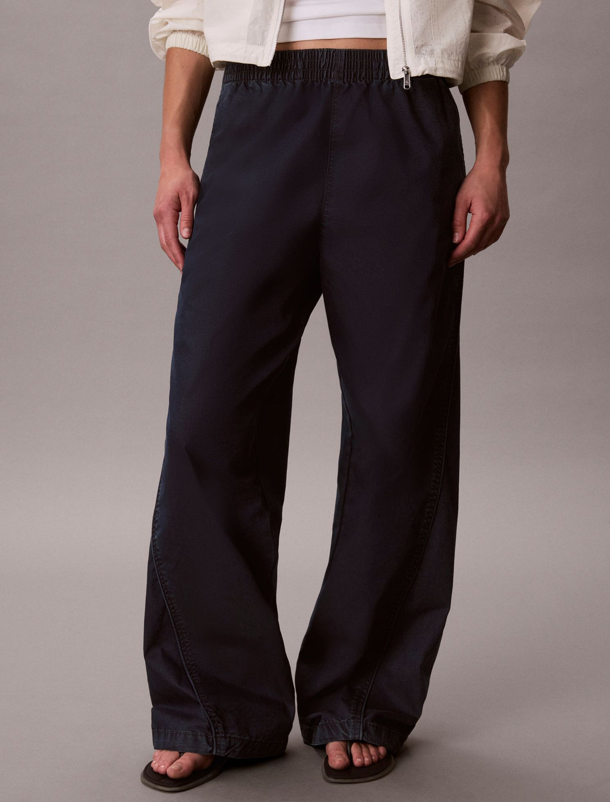 Denim Parachute Pants - Calvin Klein Women