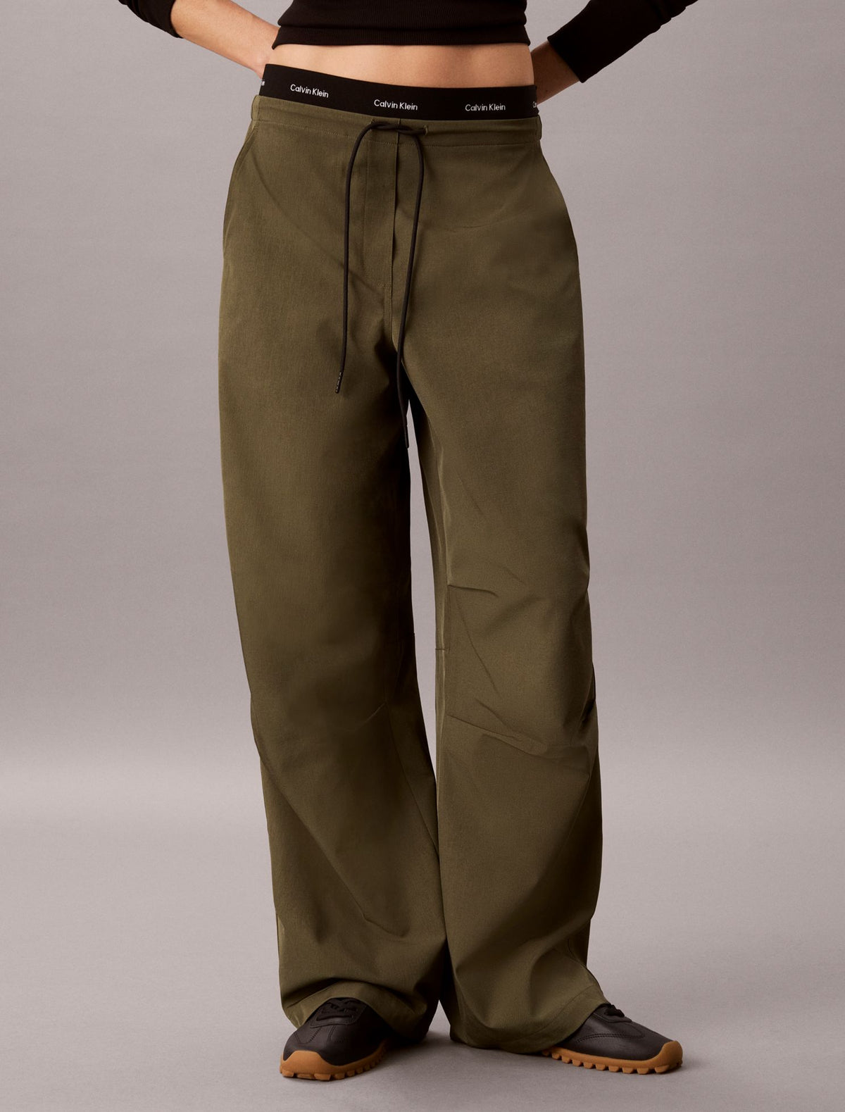Tech Crinkle Twill Pants - Calvin Klein Women
