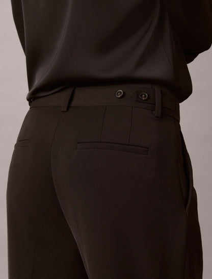 Twill Wide Leg Pants - Calvin Klein Women