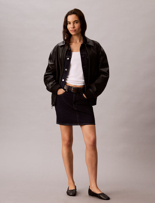 Denim Mini Skirt - Calvin Klein Women