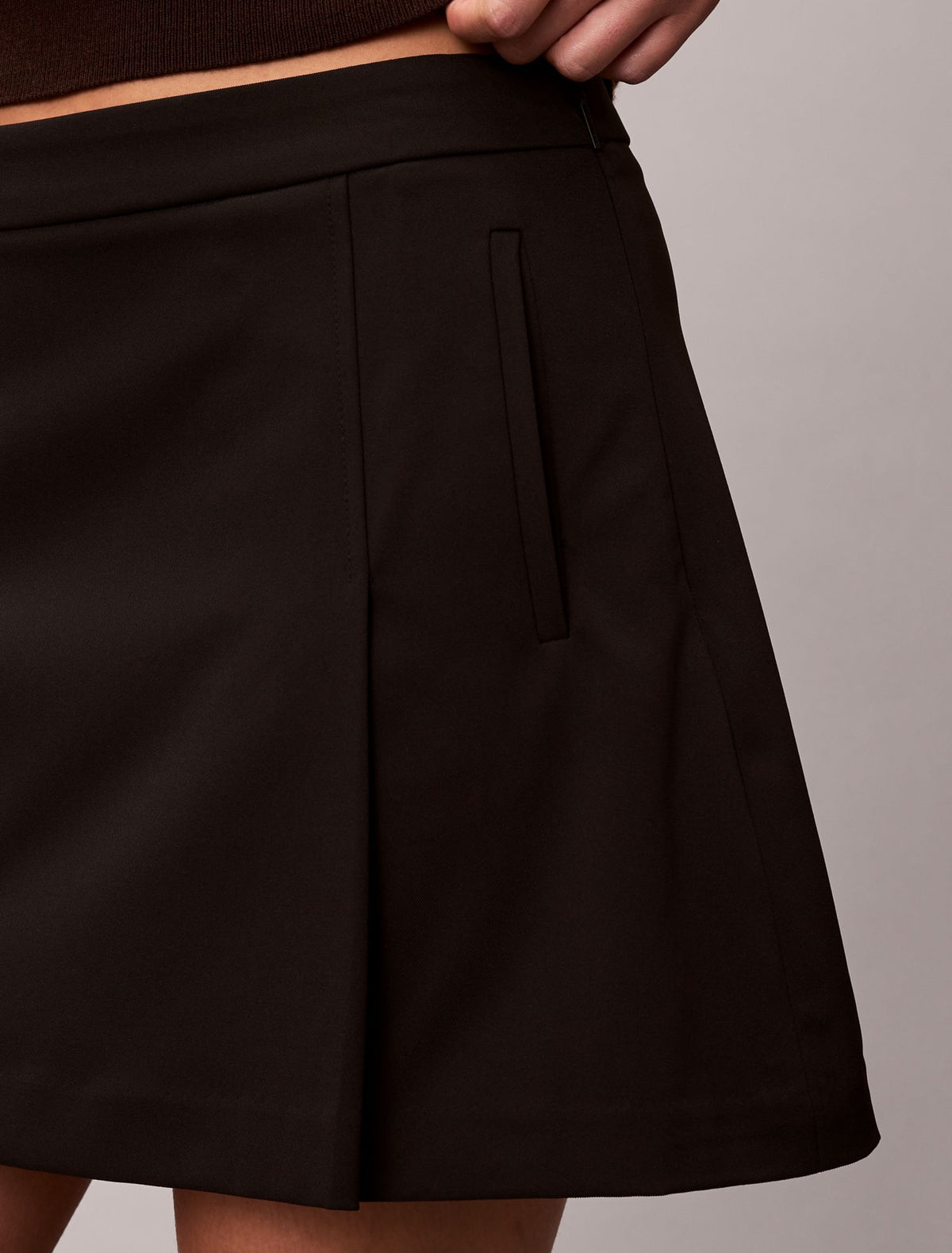 Pleated Mini Skirt - Calvin Klein Women