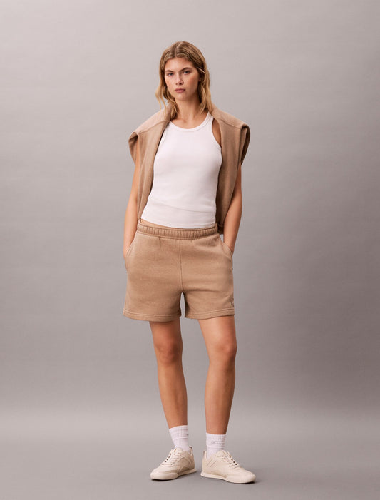 Monologo Fleece Shorts - Calvin Klein Women