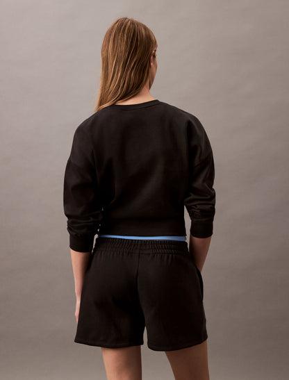 Monologo Fleece Pull-On Shorts - Calvin Klein Women