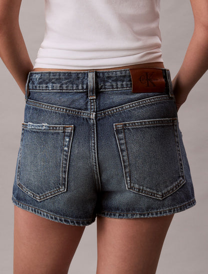 Denim Mini Shorts - Calvin Klein Women