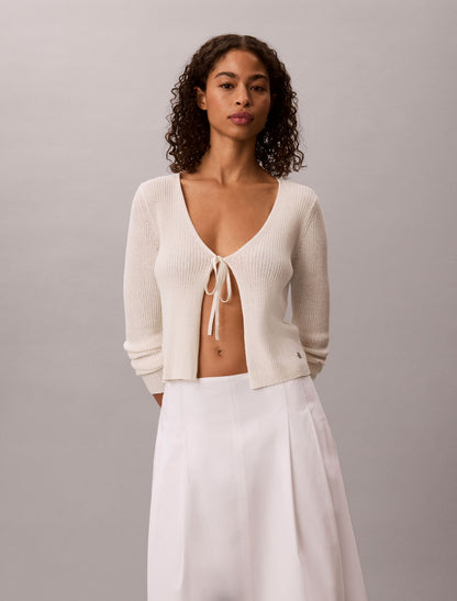 Cotton Poplin Midi Skirt - Calvin Klein Women