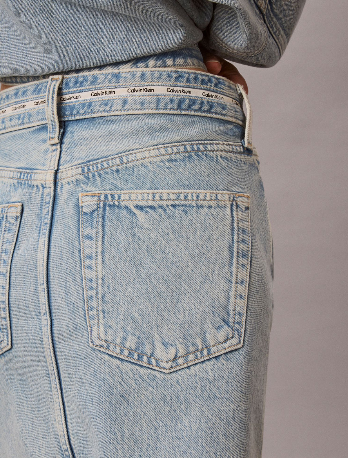 Denim Logo Mini Skirt - Calvin Klein Women