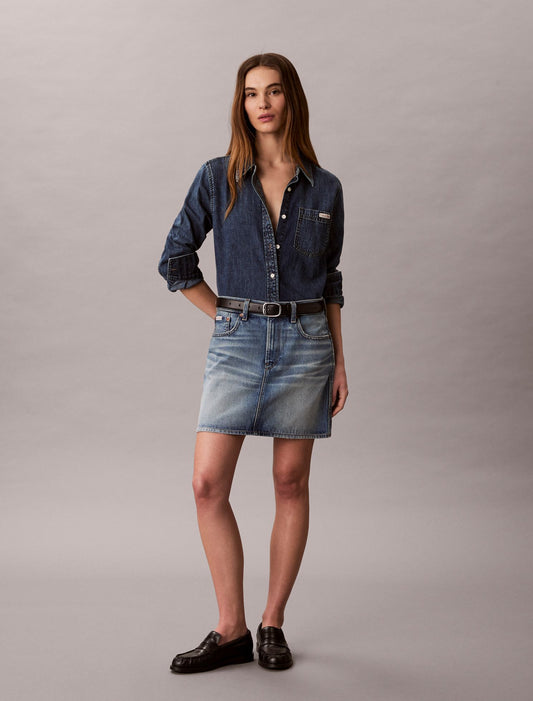 90s Mini Skirt - Calvin Klein Women