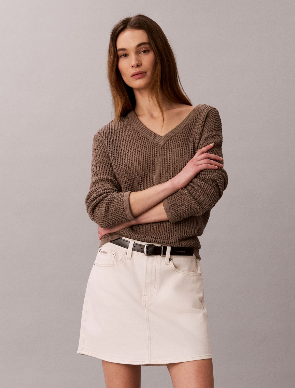 90s Mini Skirt - Calvin Klein Women