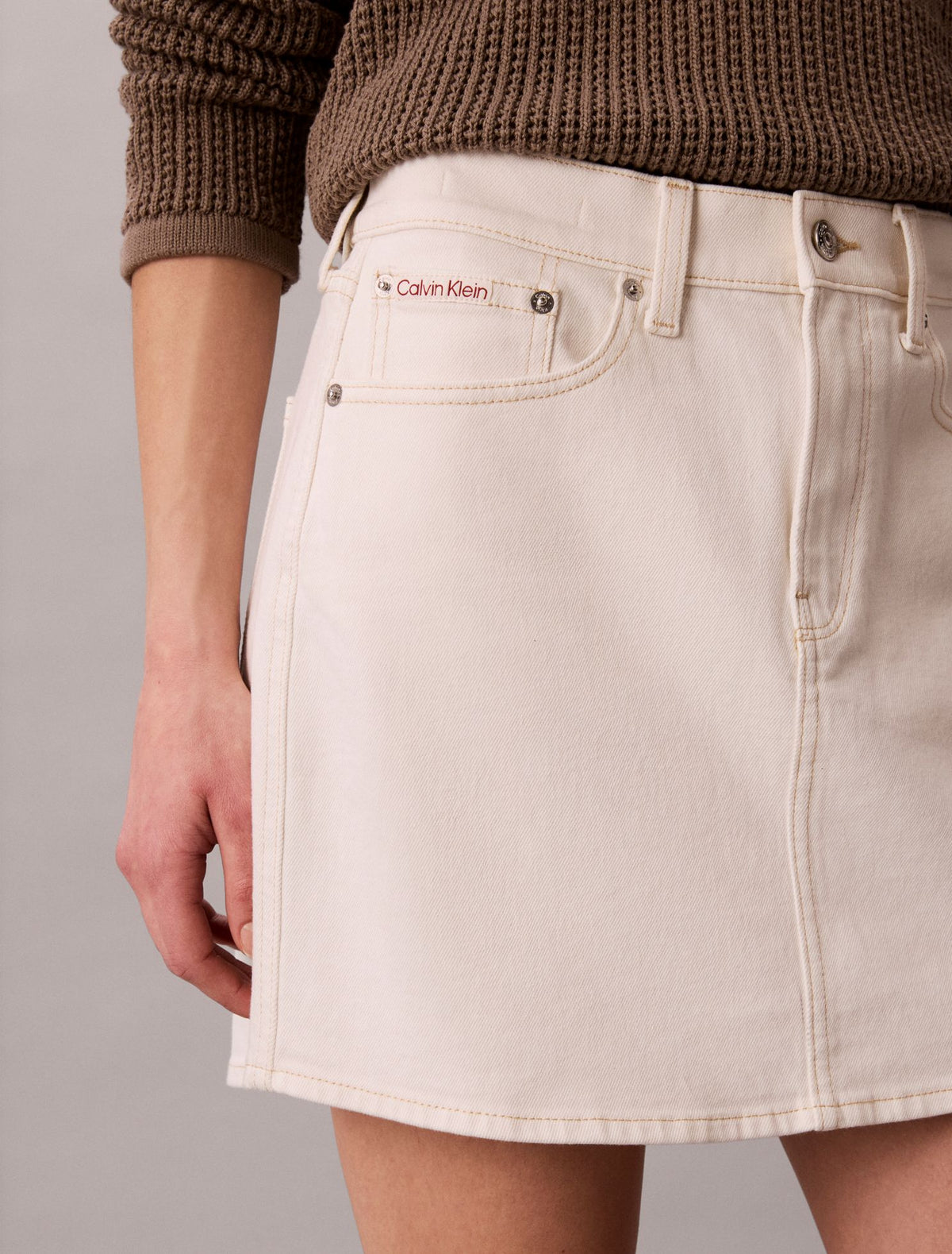 90s Mini Skirt - Calvin Klein Women