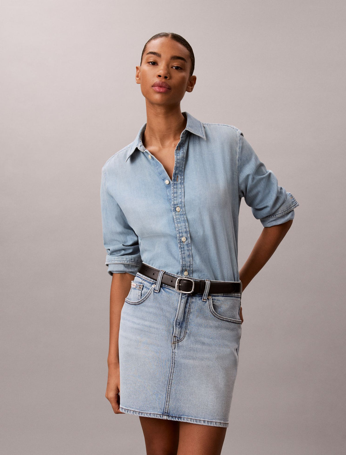 90s Mini Skirt - Calvin Klein Women