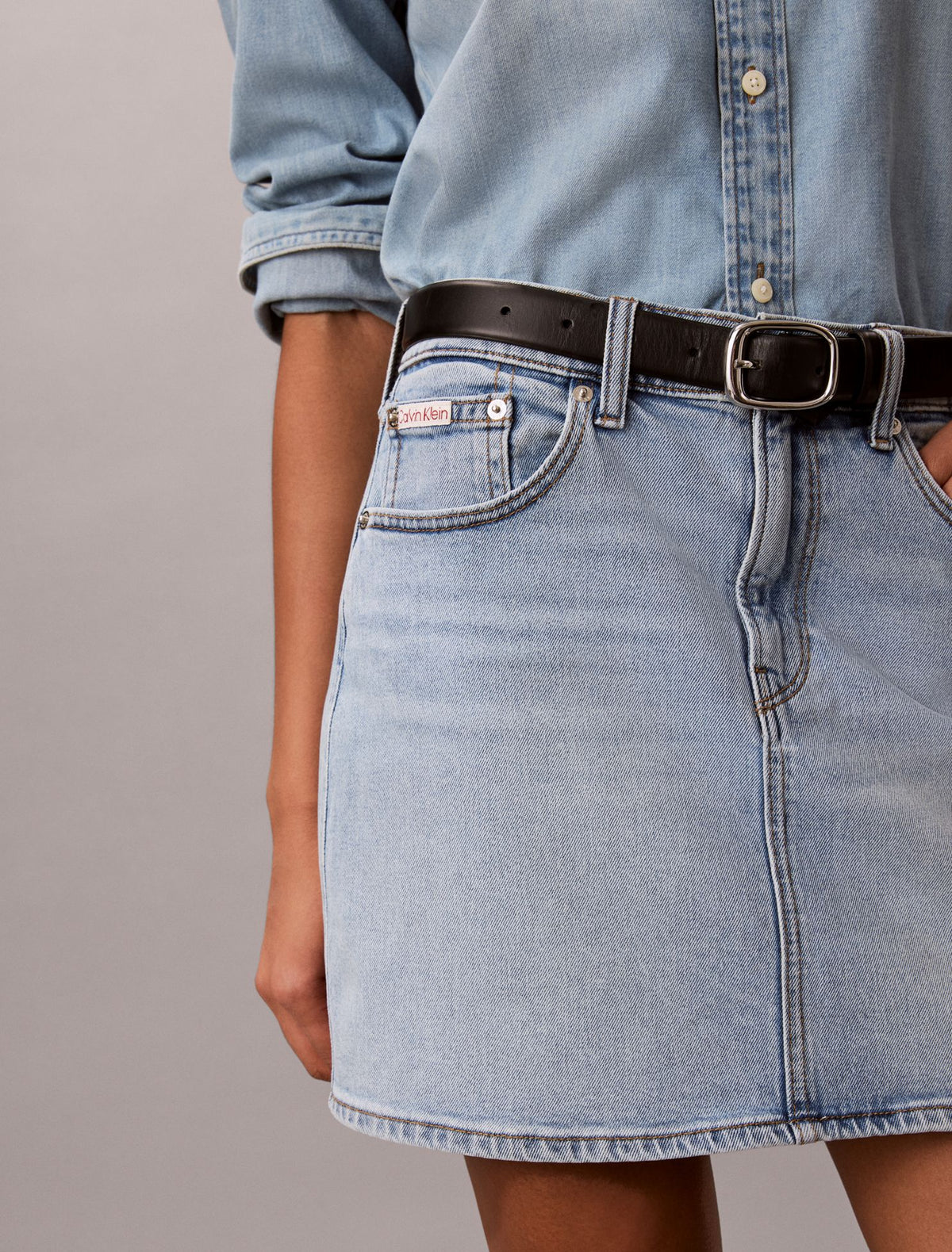 90s Mini Skirt - Calvin Klein Women