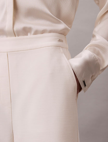 Textured Shine Shorts - Calvin Klein Women