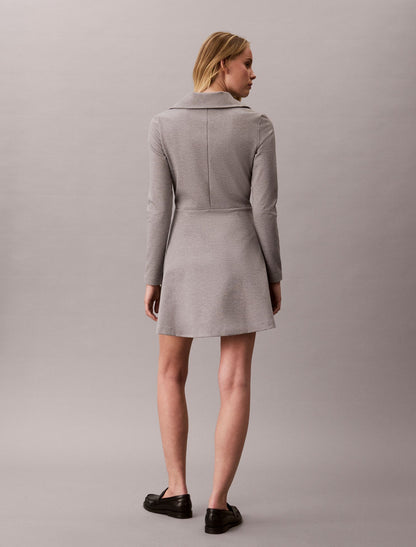 Interlock Half Zip Dress - Calvin Klein Women