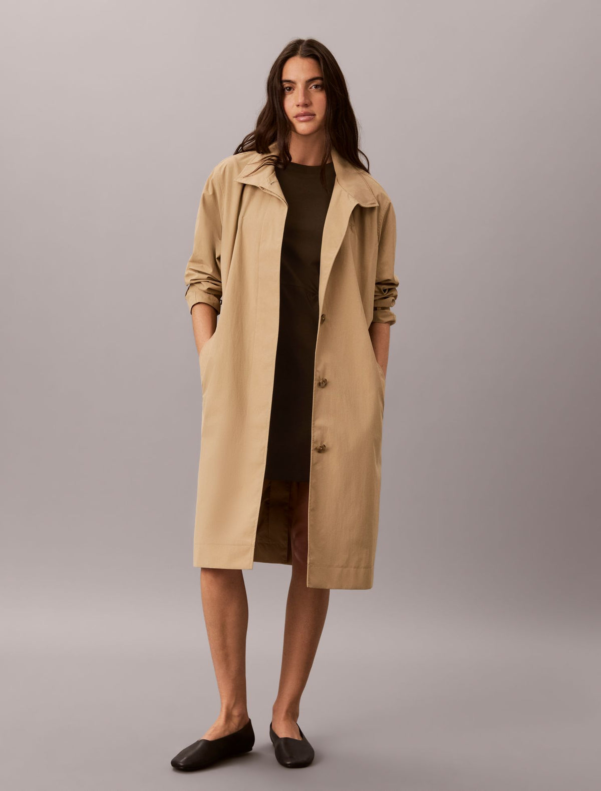 Monogram Mini T-Shirt Dress - Calvin Klein Women