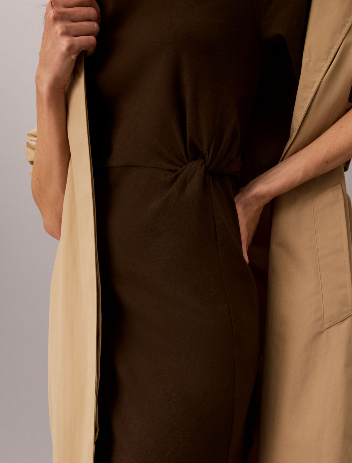 Monogram Mini T-Shirt Dress - Calvin Klein Women