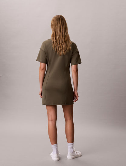 Monogram Mini Sweatshirt Dress - Calvin Klein Women