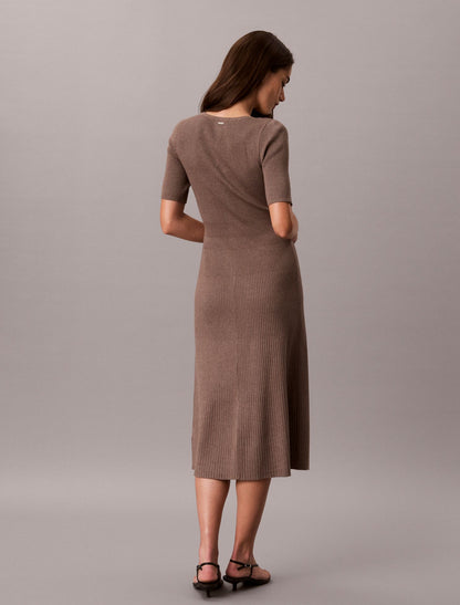 Tech Knit Midi Dress - Calvin Klein Women