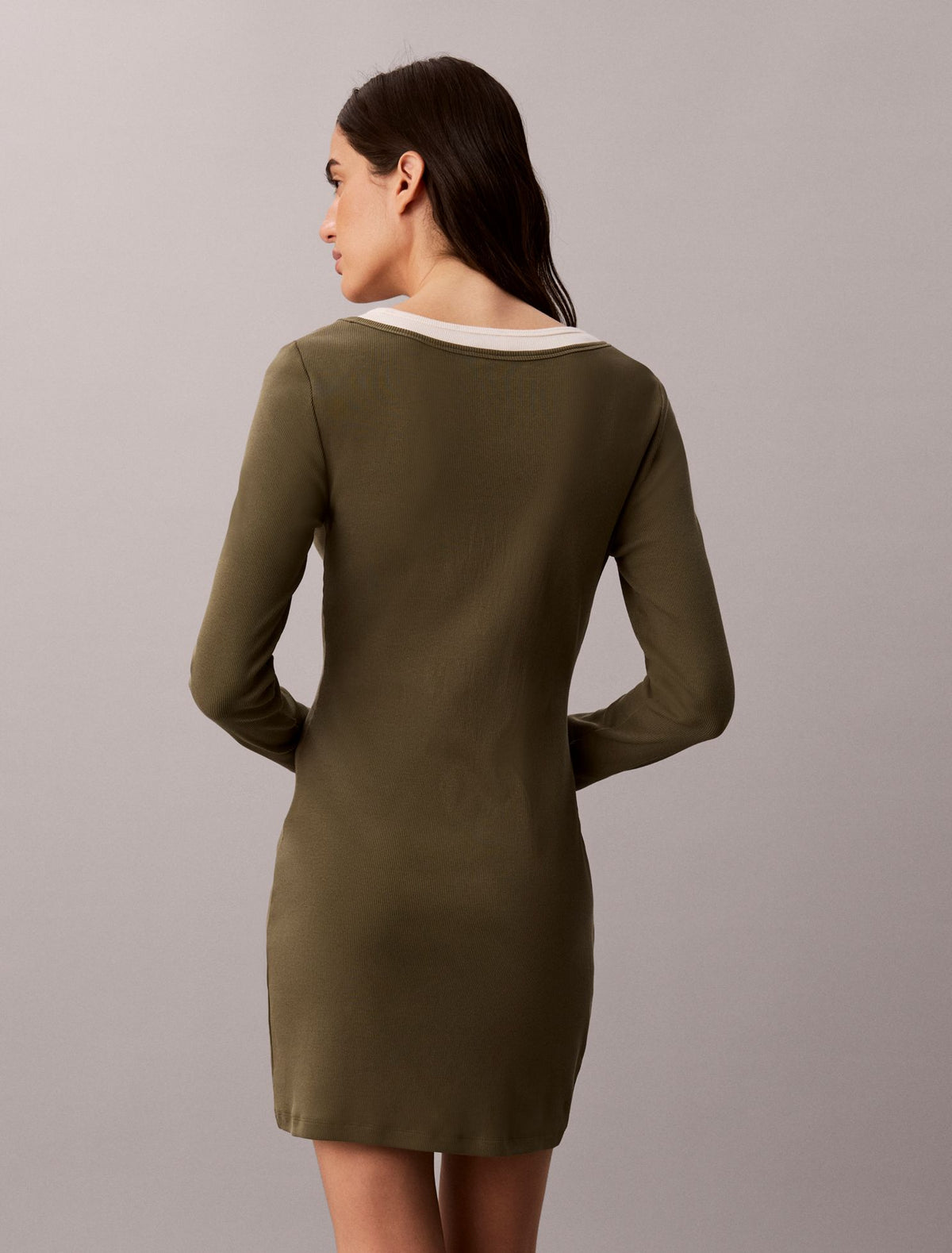 Logo Graphic Rib Mini Dress - Calvin Klein Women