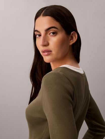 Logo Graphic Rib Mini Dress - Calvin Klein Women