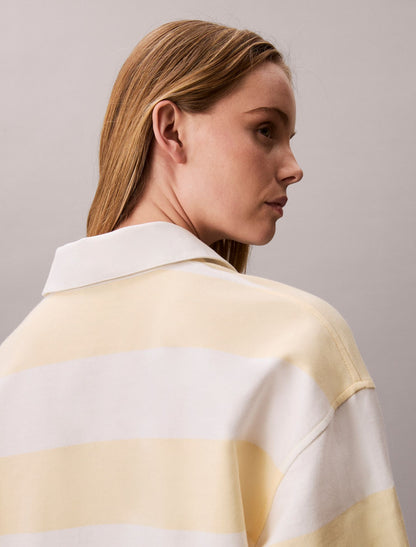 Varsity Stripe Mini Polo Dress - Calvin Klein Women