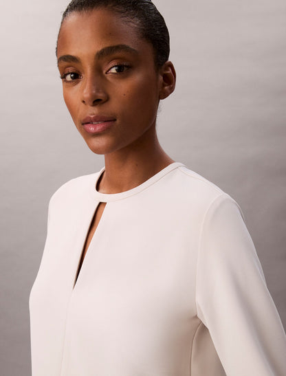 Crepe Tailored Mini Dress - Calvin Klein Women