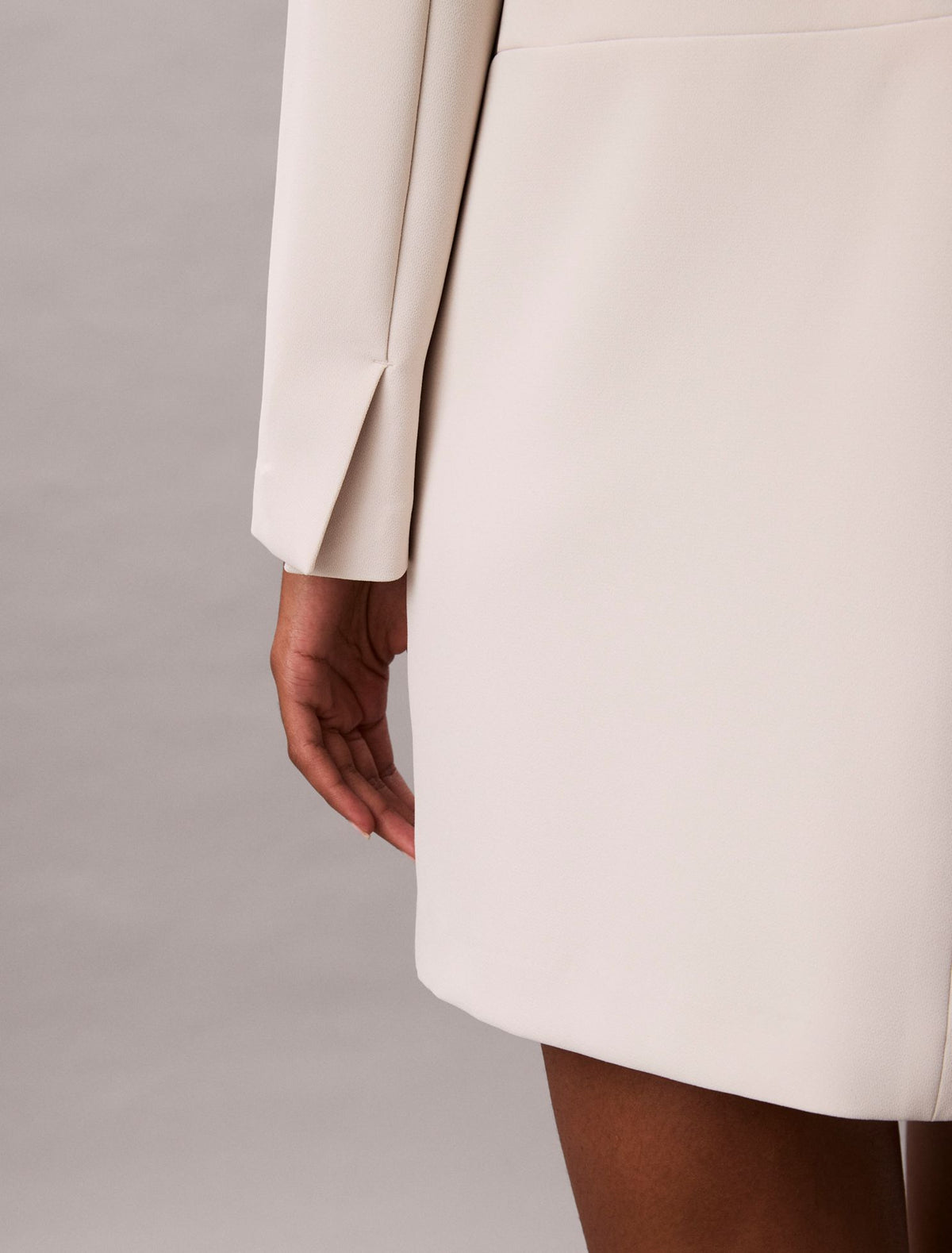 Crepe Tailored Mini Dress - Calvin Klein Women