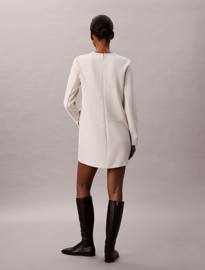 Crepe Tailored Mini Dress - Calvin Klein Women