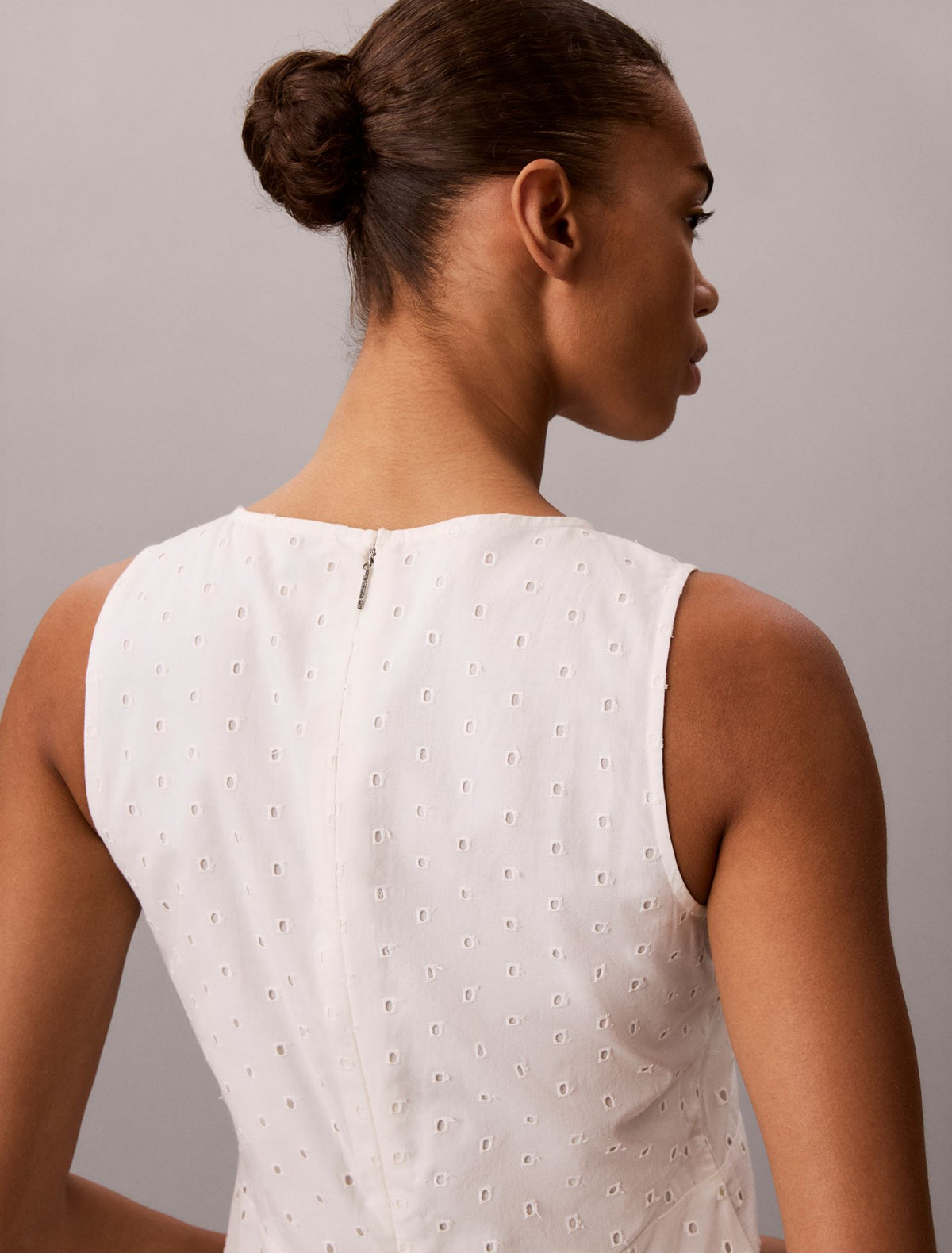Broderie Midi Dress - Calvin Klein Women