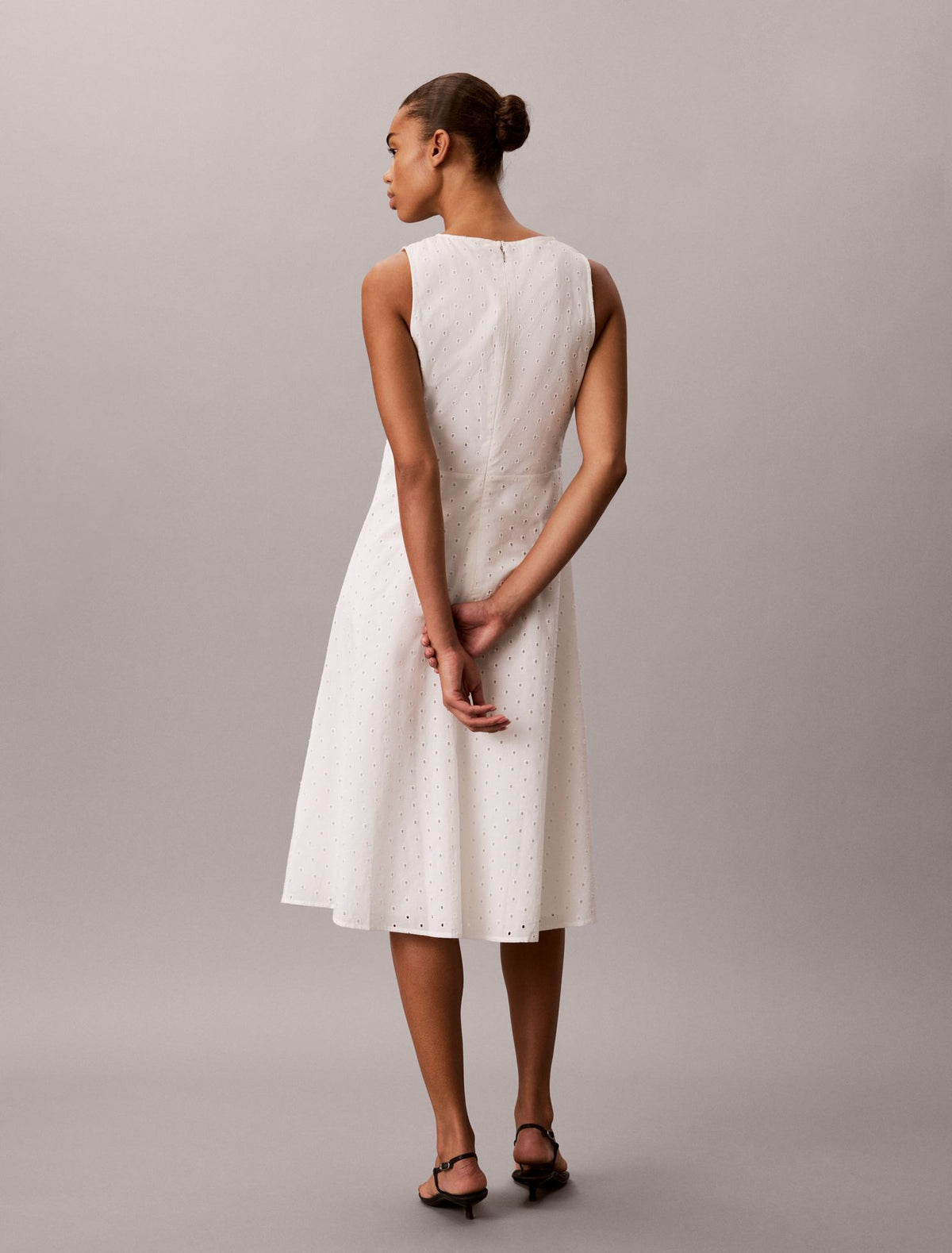 Broderie Midi Dress - Calvin Klein Women