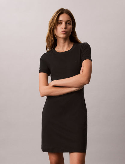Monogram Mini T-Shirt Dress - Calvin Klein Women