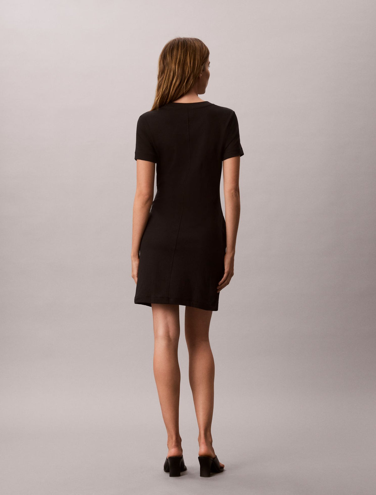 Monogram Mini T-Shirt Dress - Calvin Klein Women
