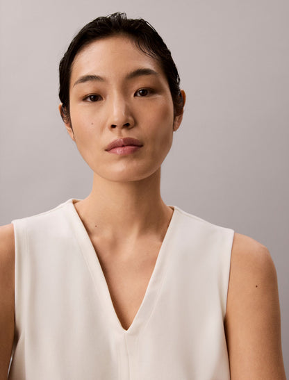 Interlock V-Neck Mini Dress - Calvin Klein Women