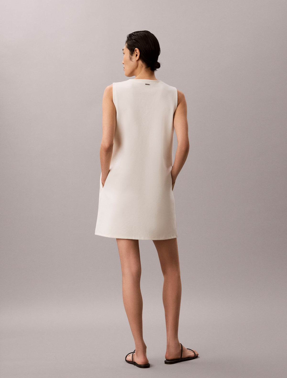 Interlock V-Neck Mini Dress - Calvin Klein Women