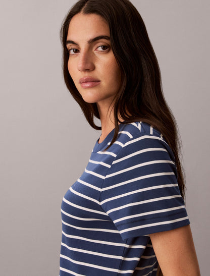 Monogram Mini T-Shirt Dress - Calvin Klein Women