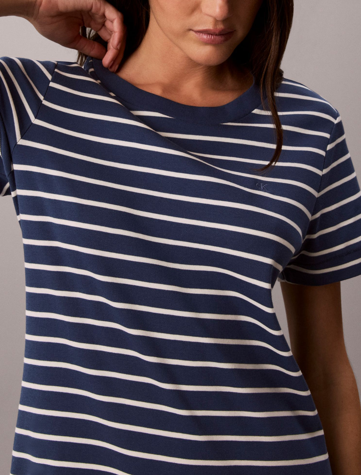 Monogram Mini T-Shirt Dress - Calvin Klein Women