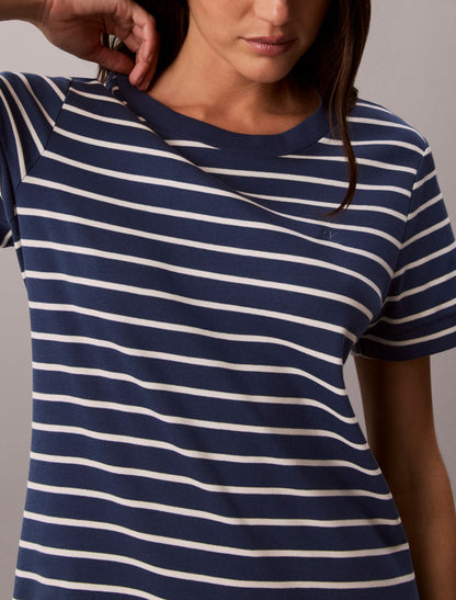 Monogram Mini T-Shirt Dress - Calvin Klein Women
