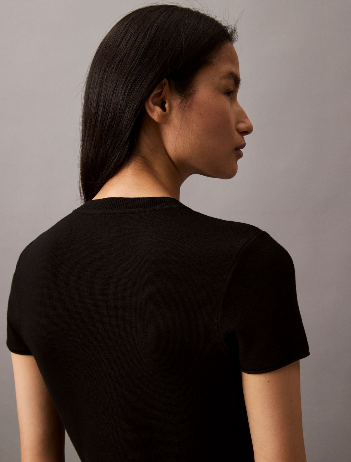 Tech Knit Short Sleeve Dress - Calvin Klein Women