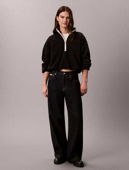Sherpa 1/4 Zip Sweatshirt - Calvin Klein Women