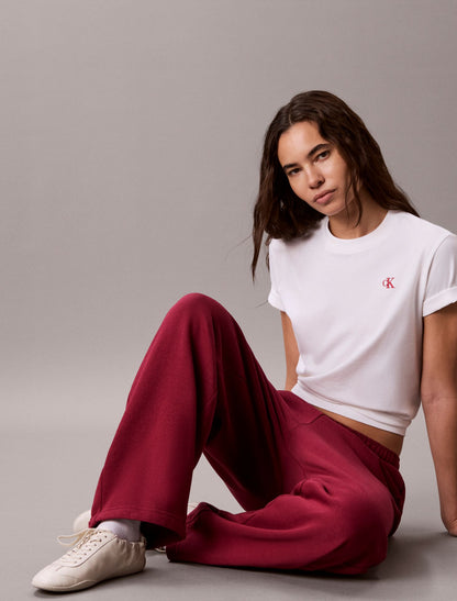 Monologo Fleece Barrel Pants - Calvin Klein Women