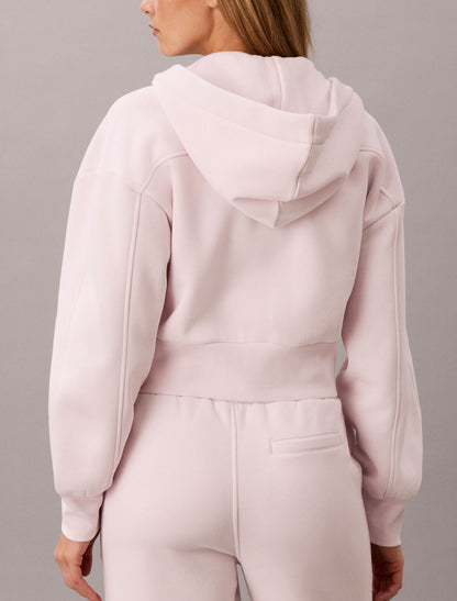 Logo Tape Fleece Hoodie - Calvin Klein Women