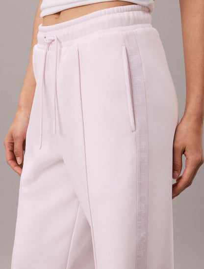 Logo Tape Fleece Sweatpants - Calvin Klein Women