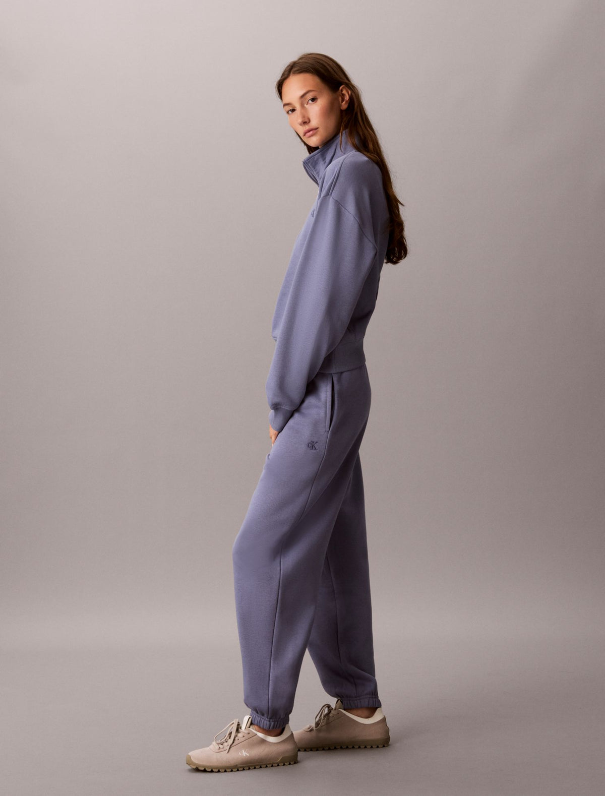 Monogram Fleece Joggers - Calvin Klein Women