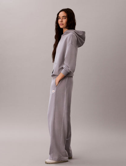 Woven Monologo Terry Sweatpants - Calvin Klein Women