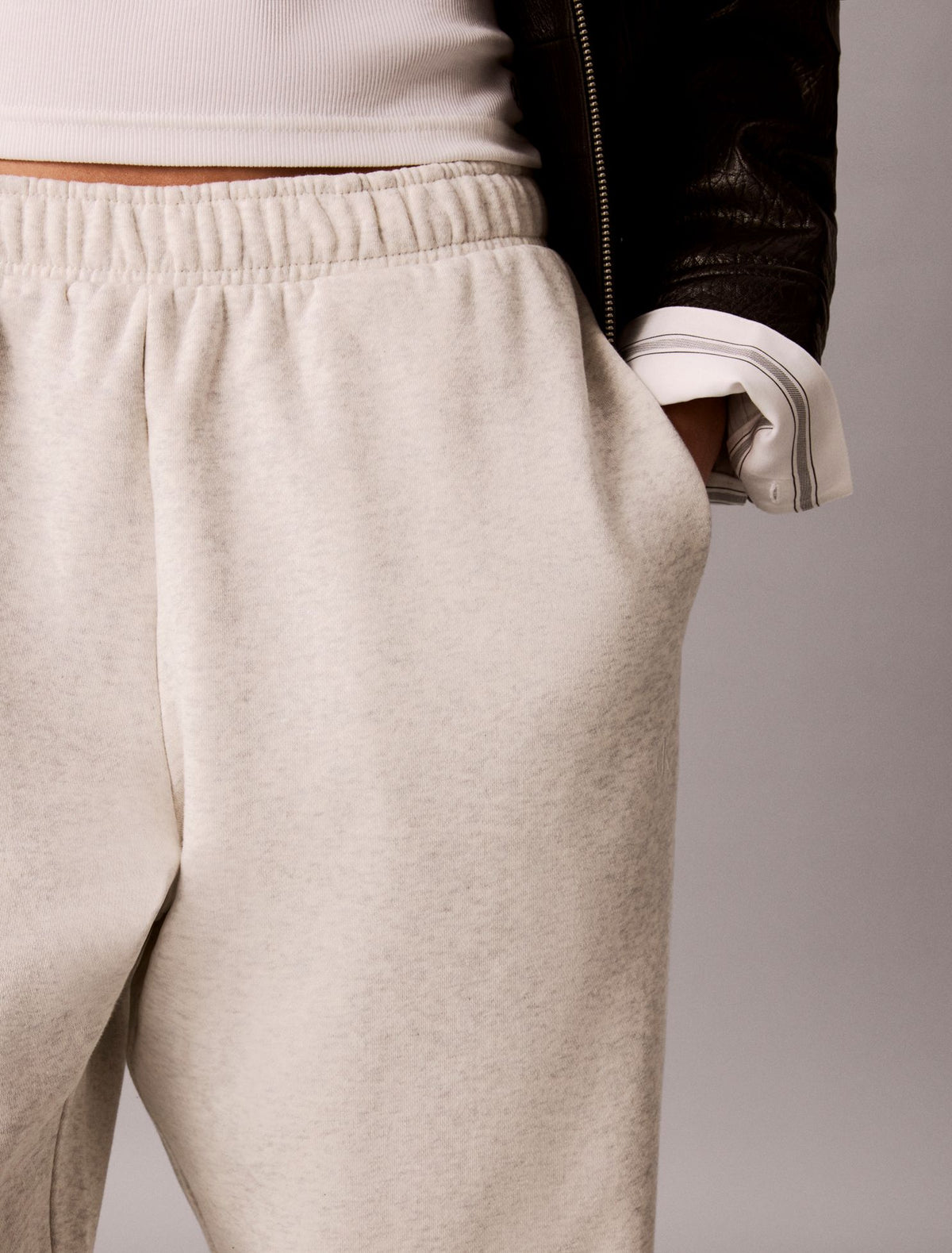 Monogram Fleece Joggers - Calvin Klein Women