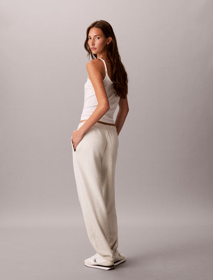Monogram Fleece Joggers - Calvin Klein Women