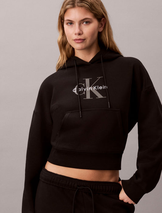 Monologo Fleece Hoodie - Calvin Klein Women
