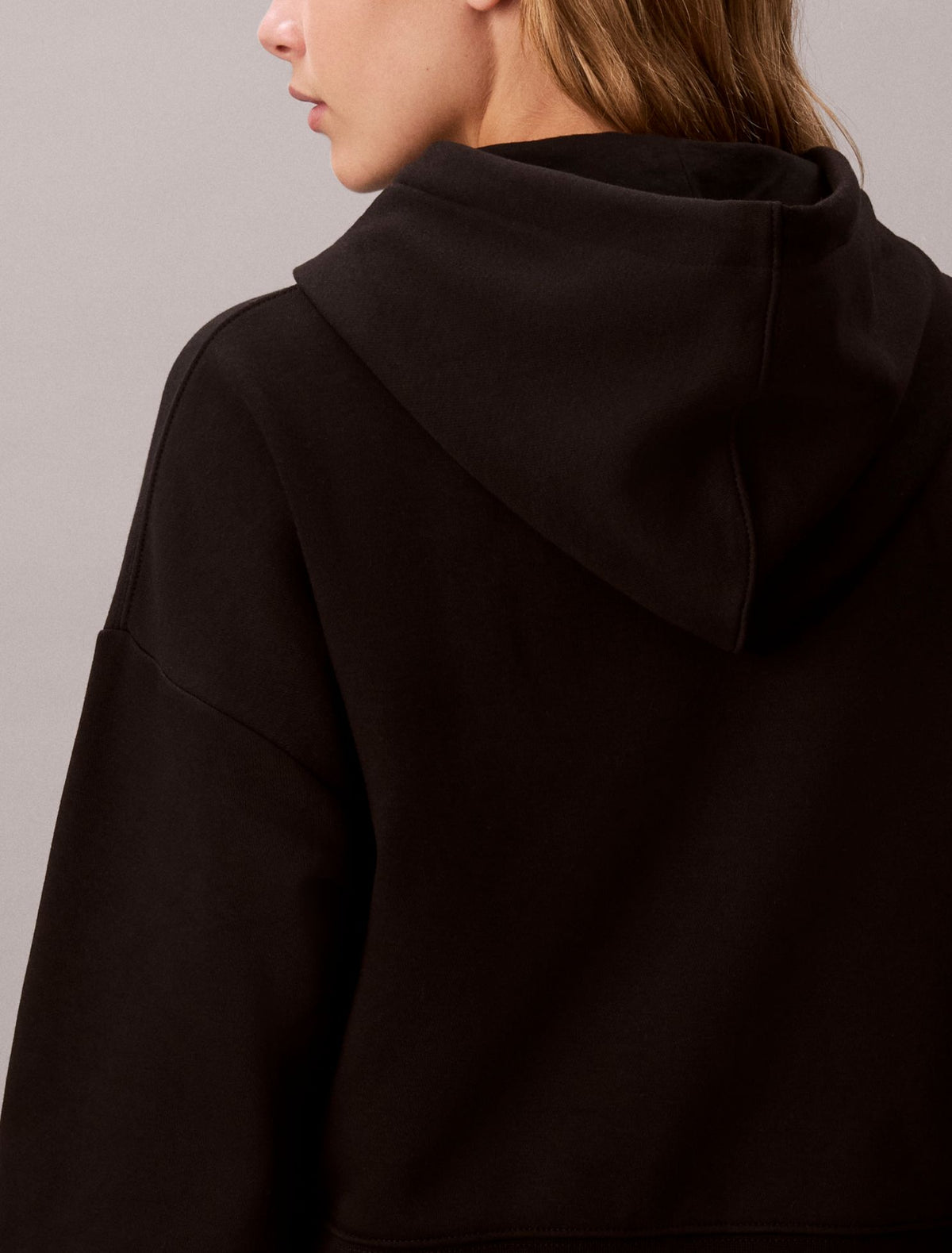 Monologo Fleece Hoodie - Calvin Klein Women