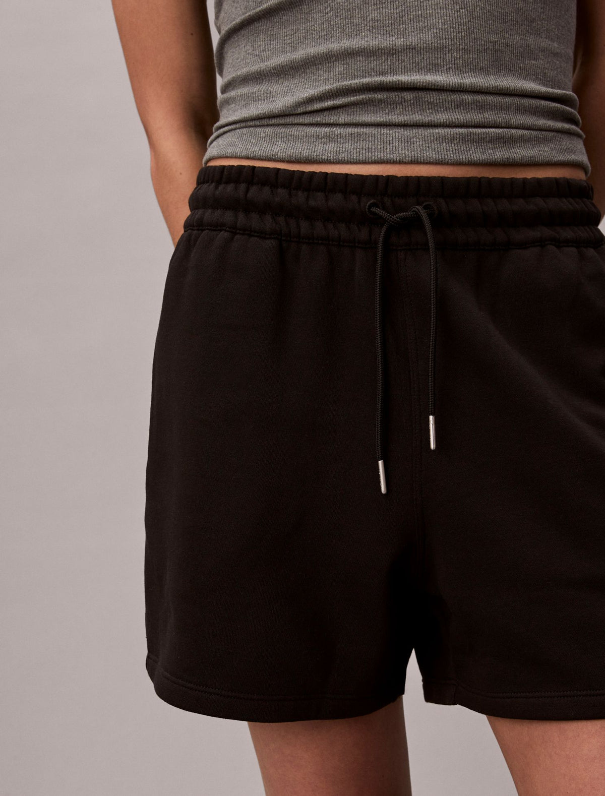 Logo Tape Fleece Shorts - Calvin Klein Women