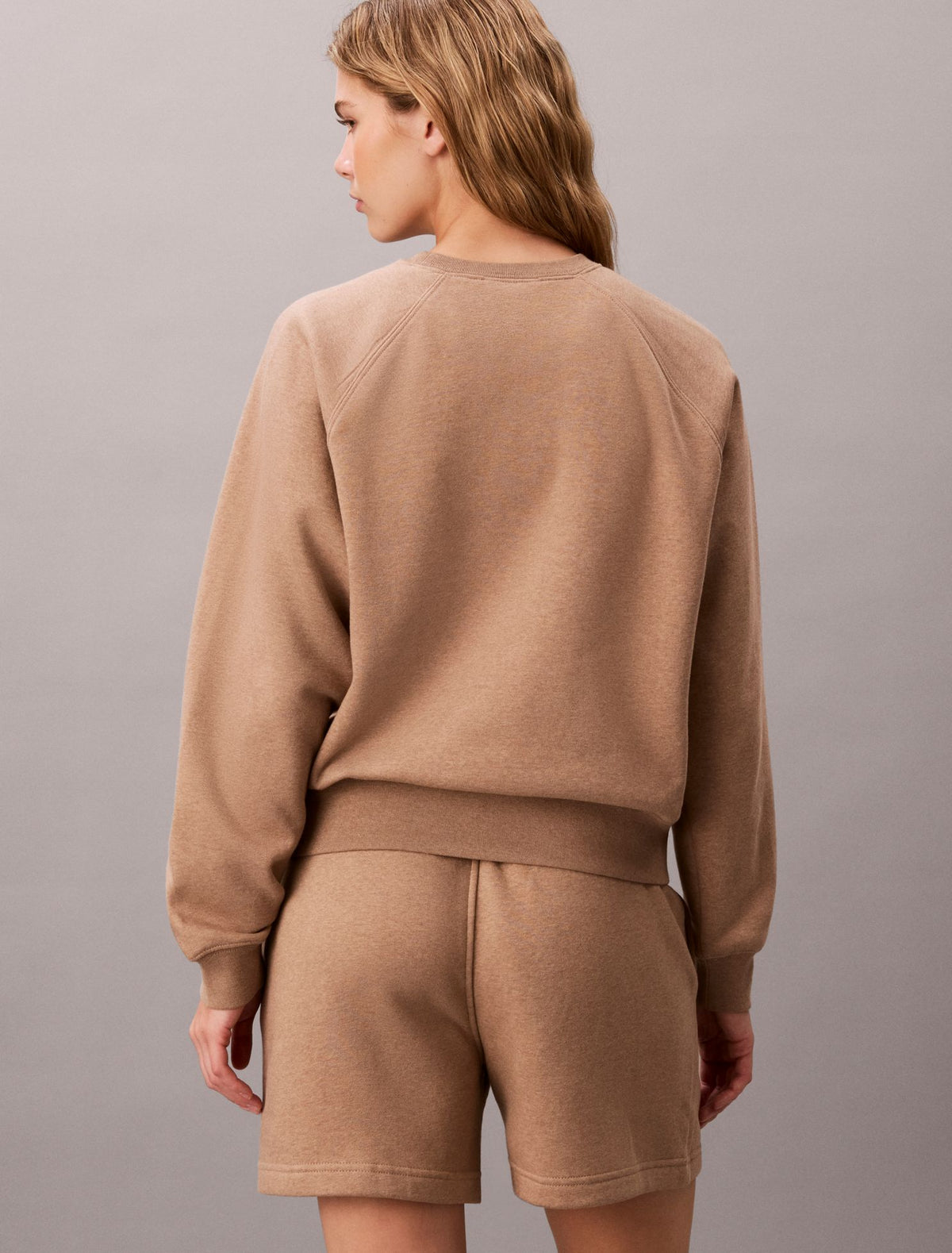 Monologo Fleece Relaxed Sweatshirt - Calvin Klein Women