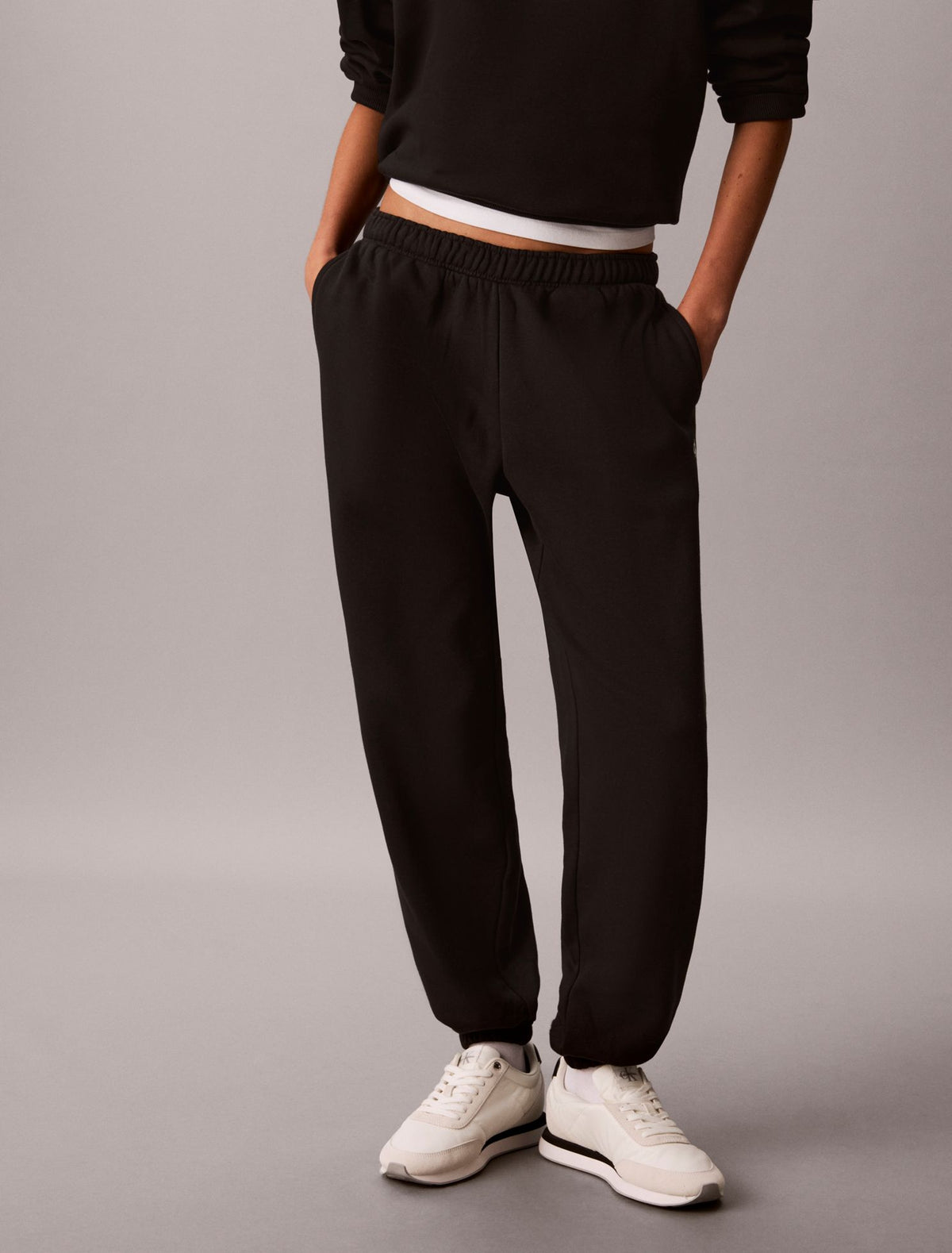 Monogram Fleece Joggers - Calvin Klein Women